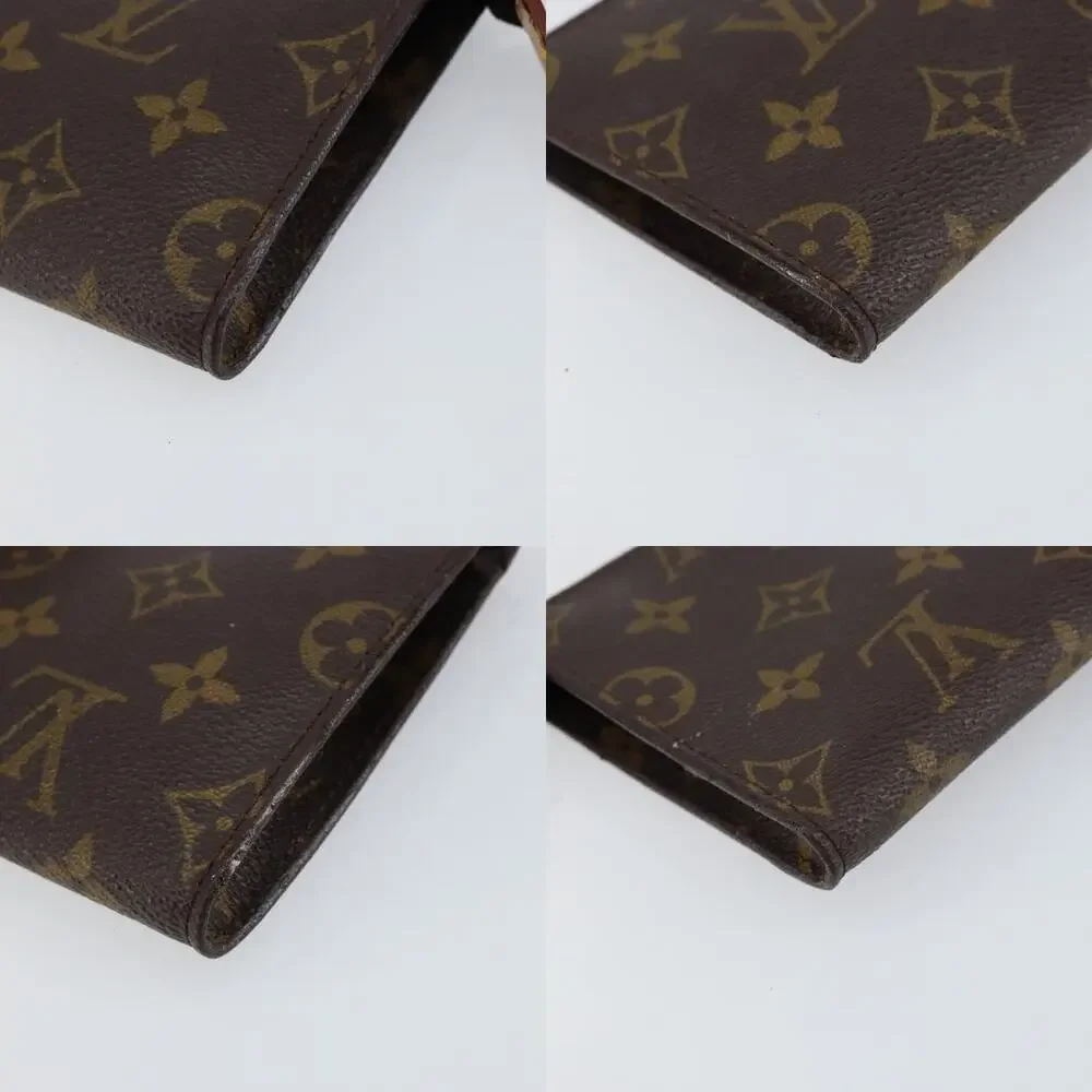 Louis Vuitton Monogram Bucket PM Accessory Pouch Brown
